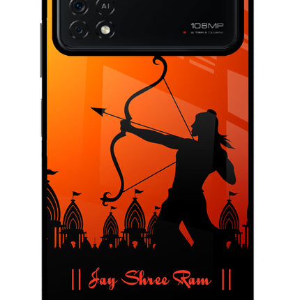 Lord Ram - 4 Poco X4 Pro Glass Case
