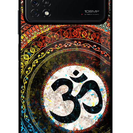 Om Cultural Poco X4 Pro Glass Case