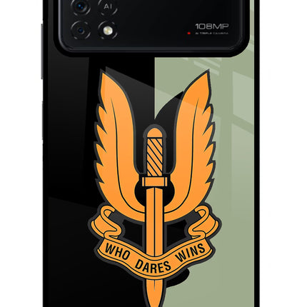 Balidan Logo Poco X4 Pro Glass Case
