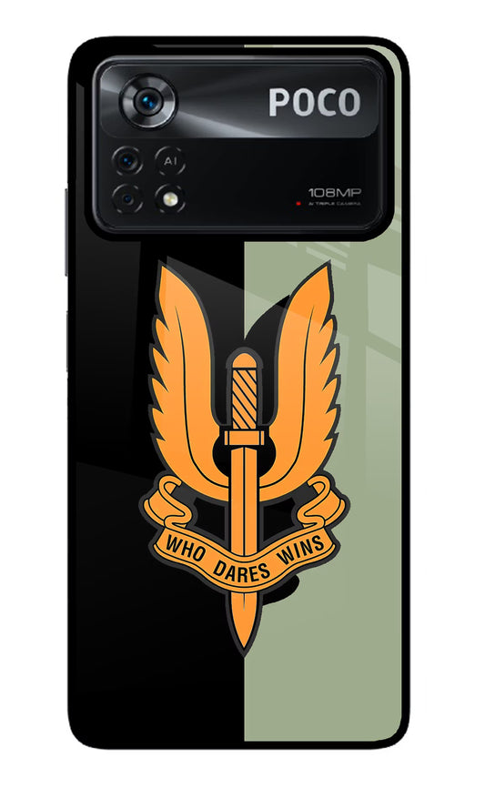 Balidan Logo Poco X4 Pro Glass Case