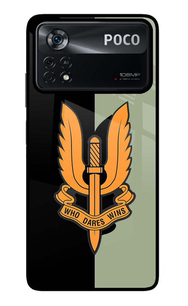 Balidan Logo Poco X4 Pro Glass Case
