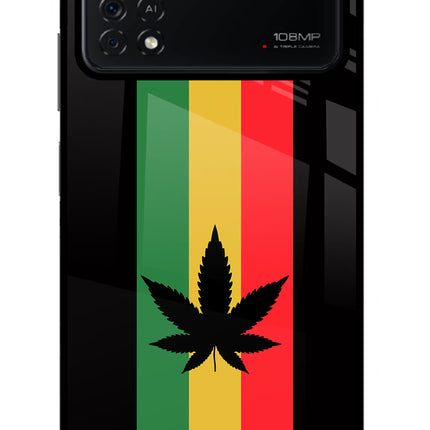 Weed Flag Poco X4 Pro Glass Case