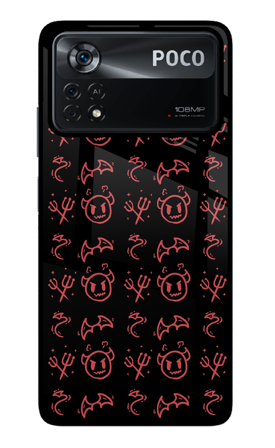 Devil Poco X4 Pro Glass Case