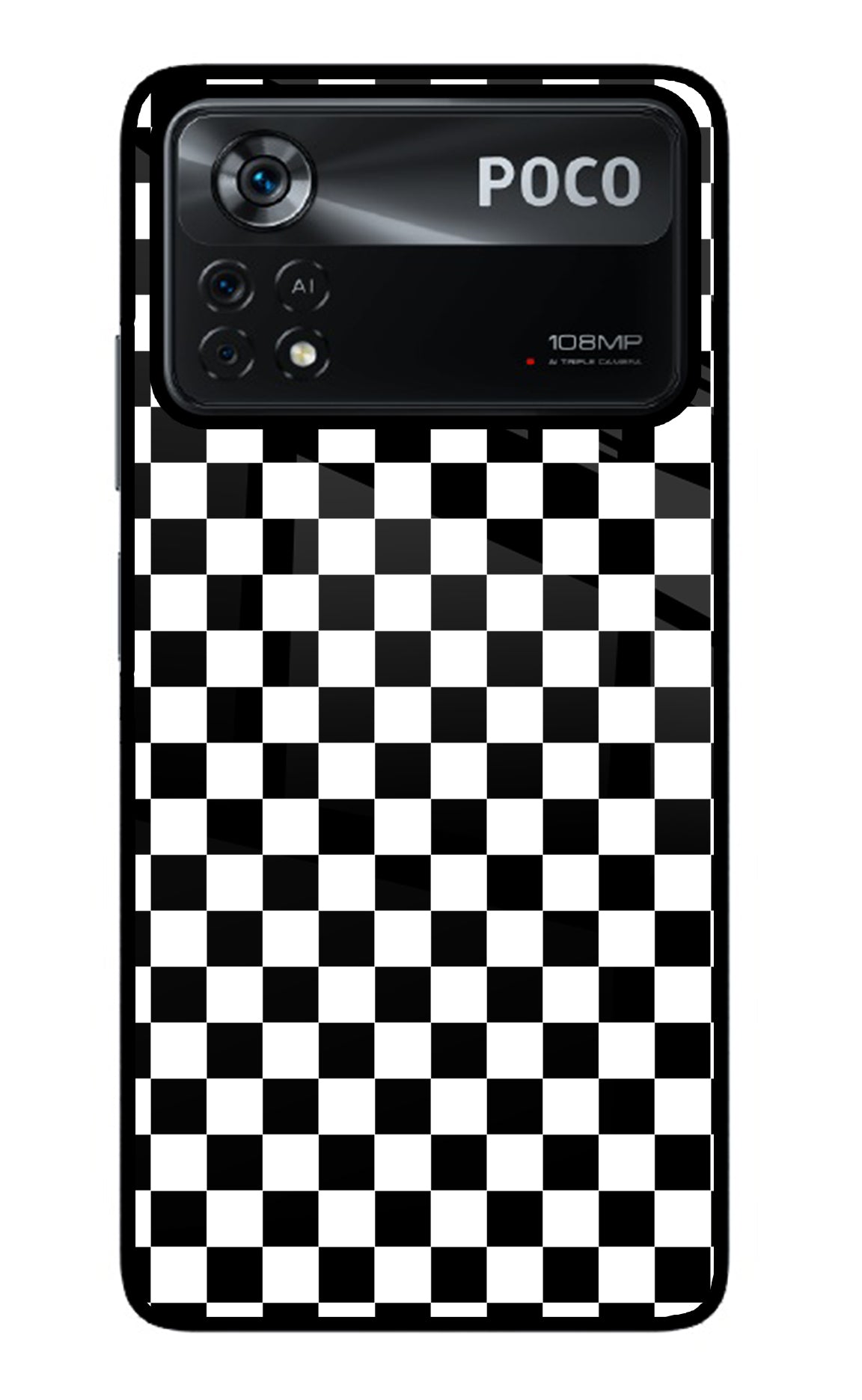 Chess Board Poco X4 Pro Back Cover