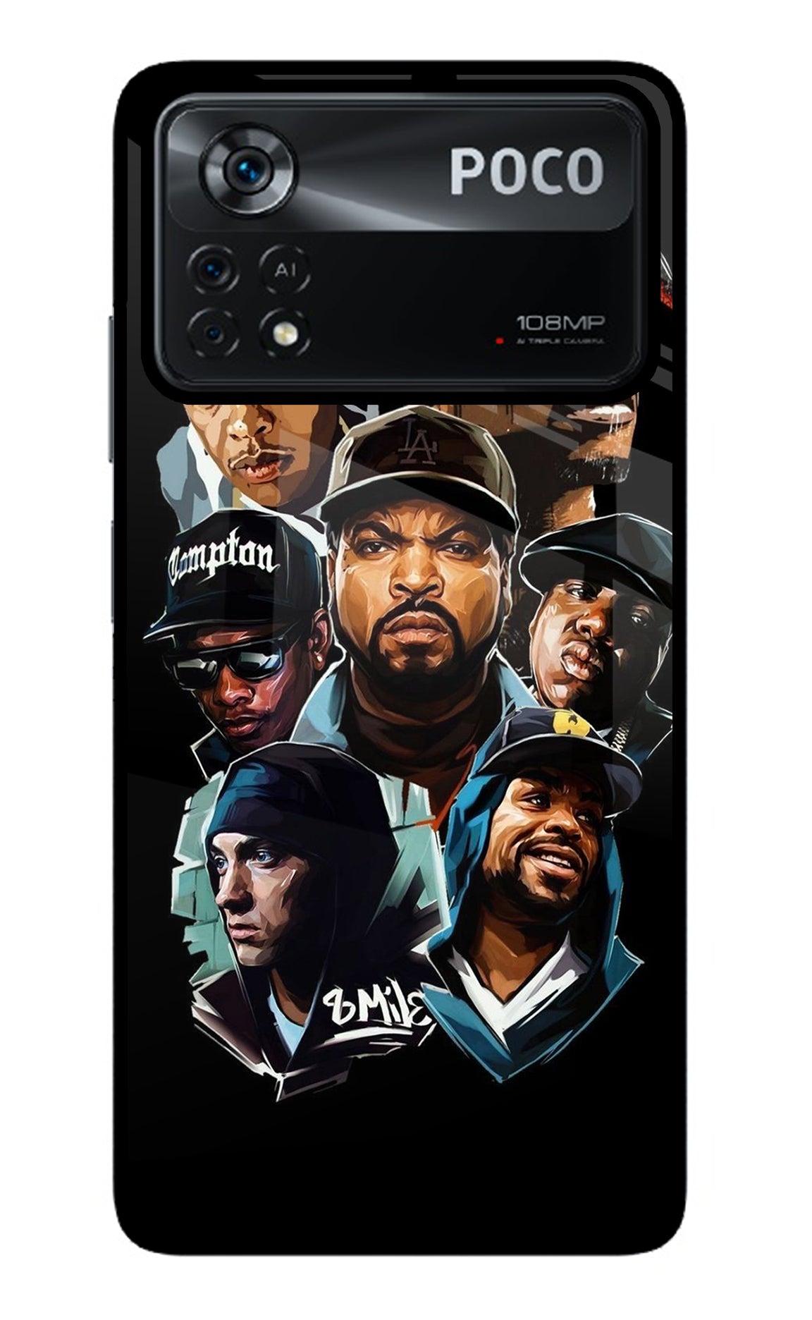 Rappers Poco X4 Pro Back Cover