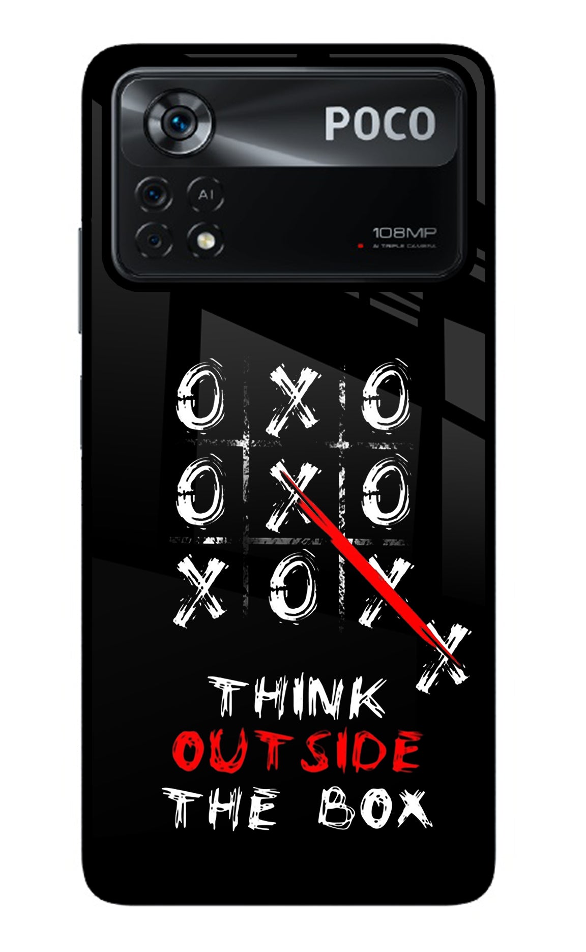 Think out of the BOX Poco X4 Pro Back Cover