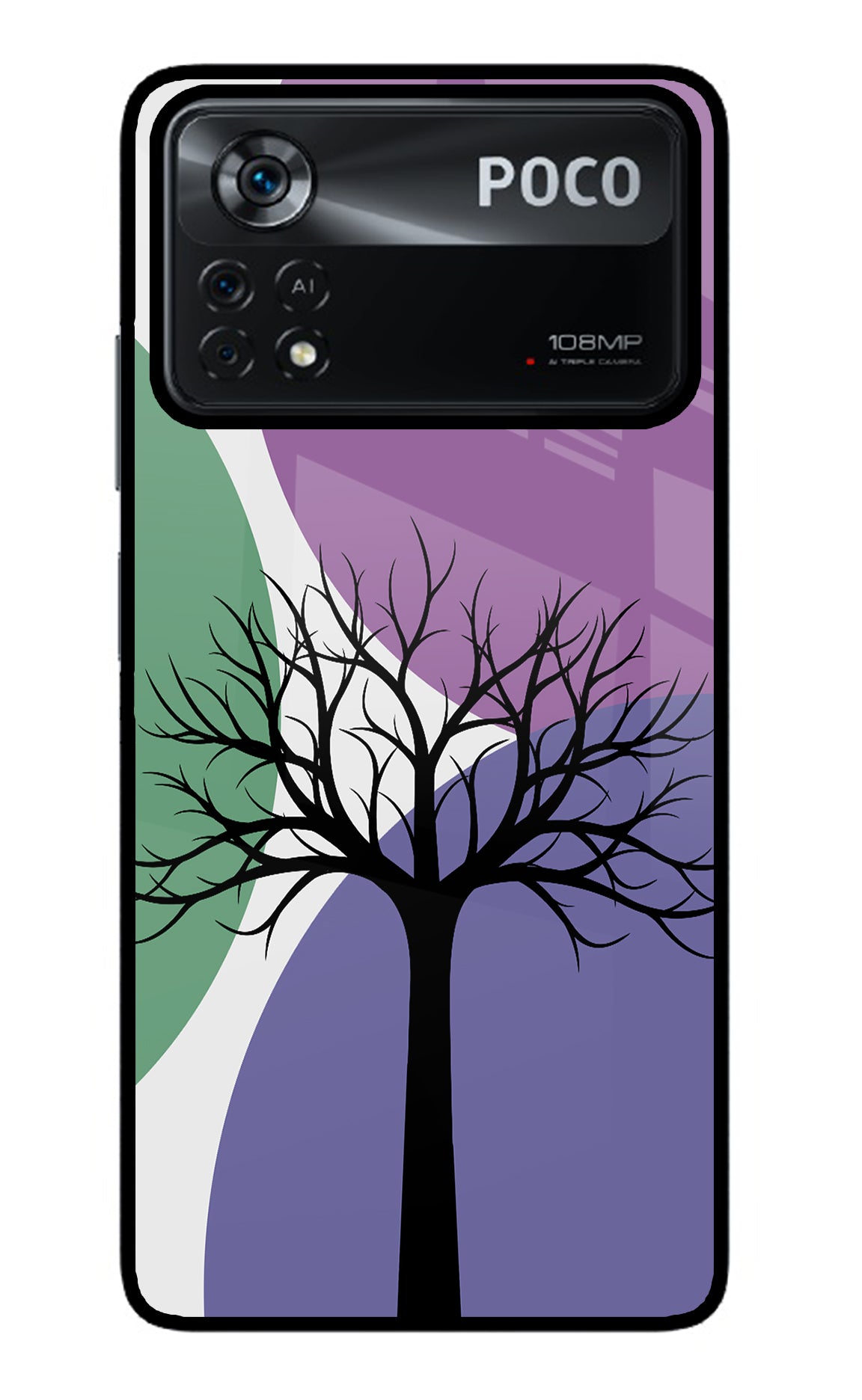 Tree Art Poco X4 Pro Back Cover