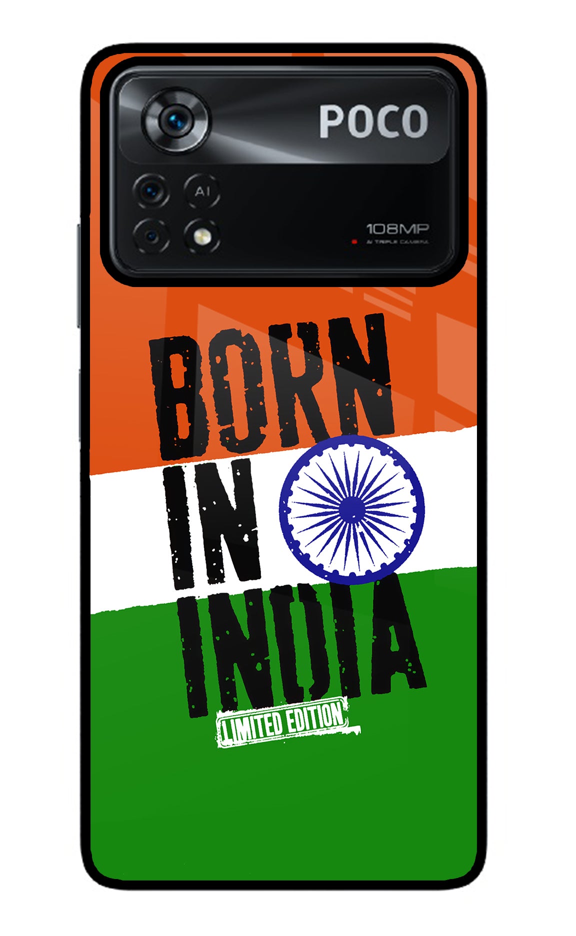 Born in India Poco X4 Pro Back Cover