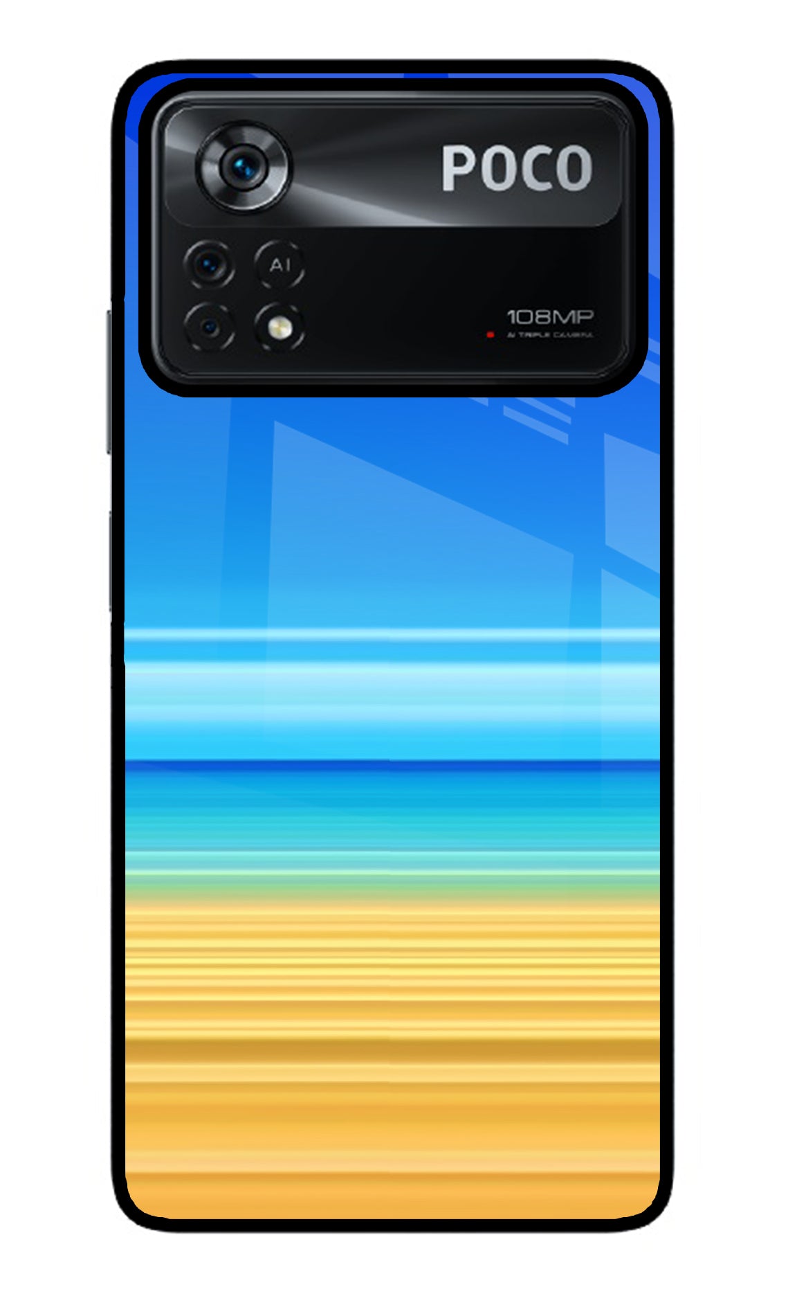 Beach Art Poco X4 Pro Back Cover