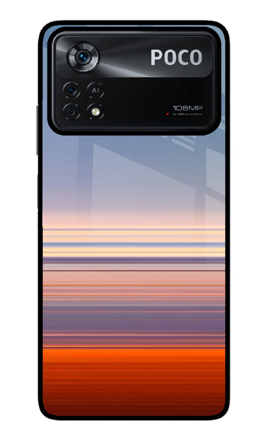 Morning Colors Poco X4 Pro Glass Case