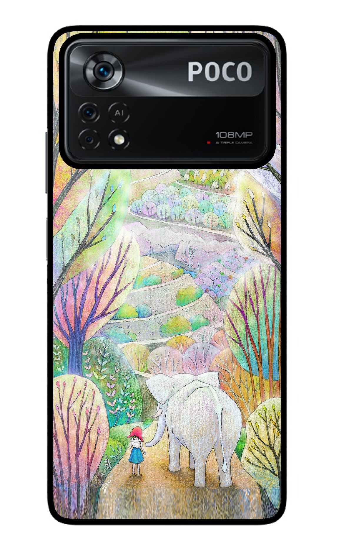 Nature Painting Poco X4 Pro Back Cover