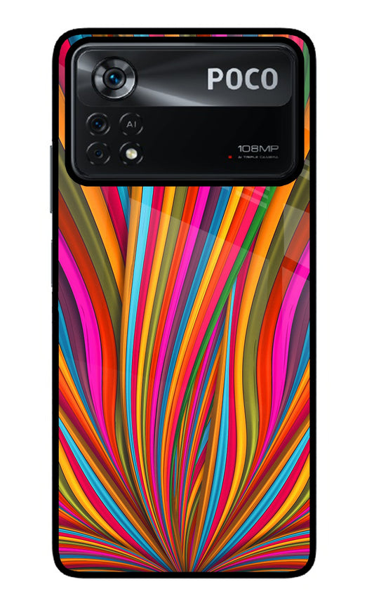 Trippy Wavy Poco X4 Pro Glass Case