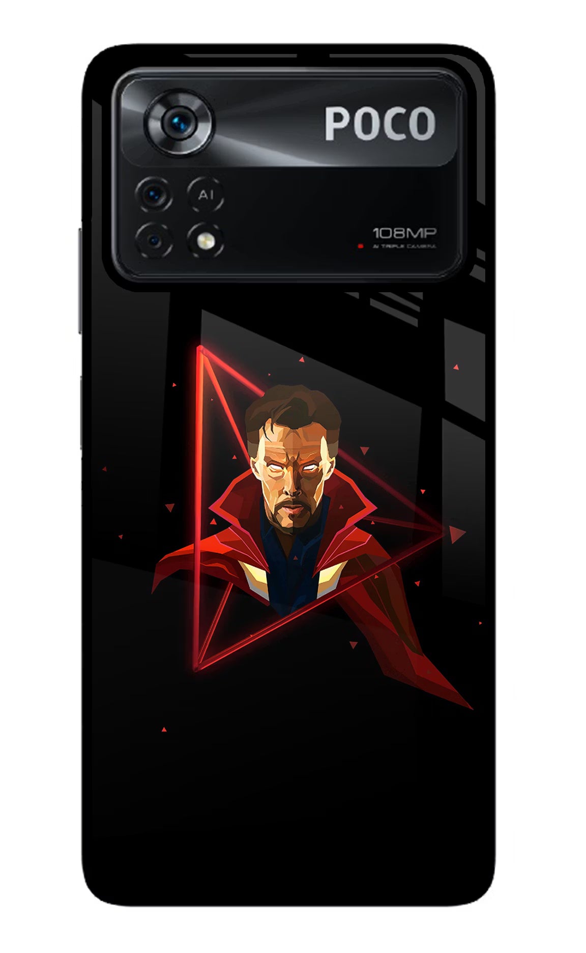 Doctor Ordinary Poco X4 Pro Glass Case Back Cover by Casekaro