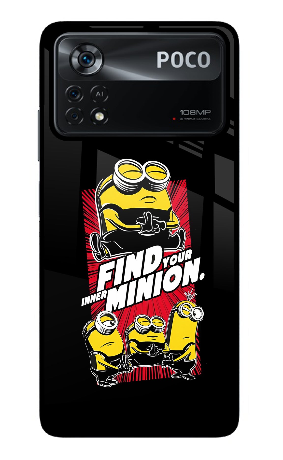 Find your inner Minion Poco X4 Pro Back Cover