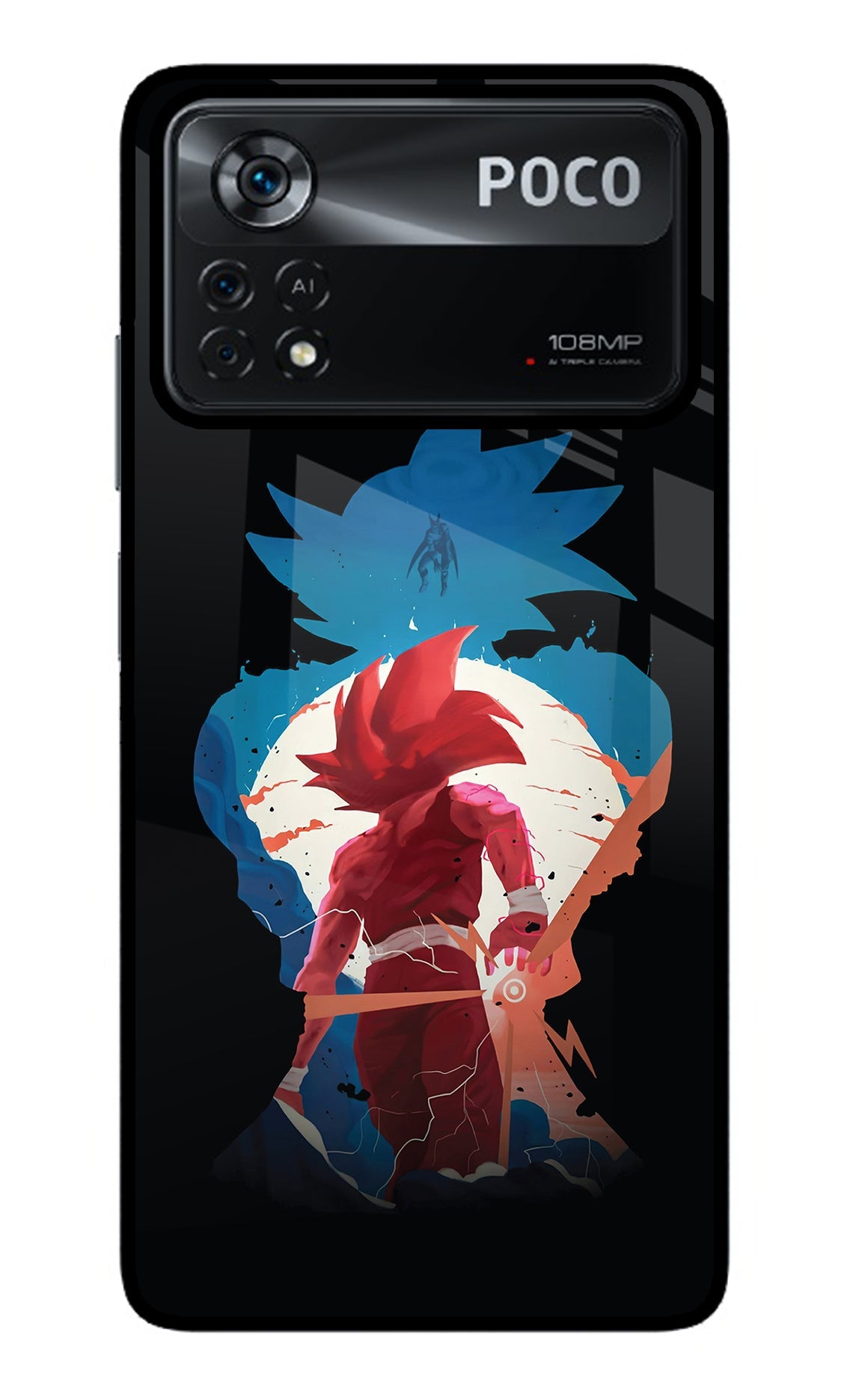 Goku Poco X4 Pro Glass Case