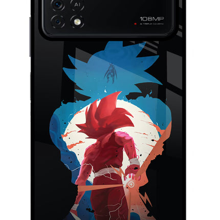 Goku Poco X4 Pro Glass Case