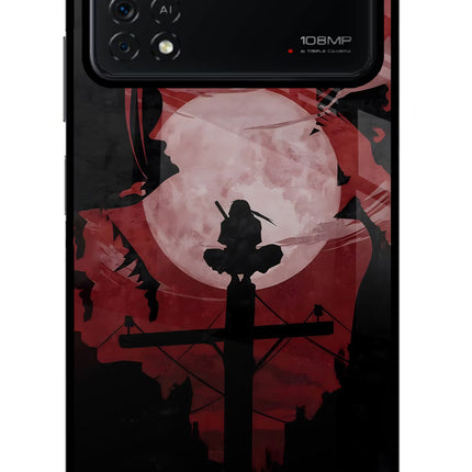 Naruto Anime Poco X4 Pro Glass Case Back Cover by Casekaro