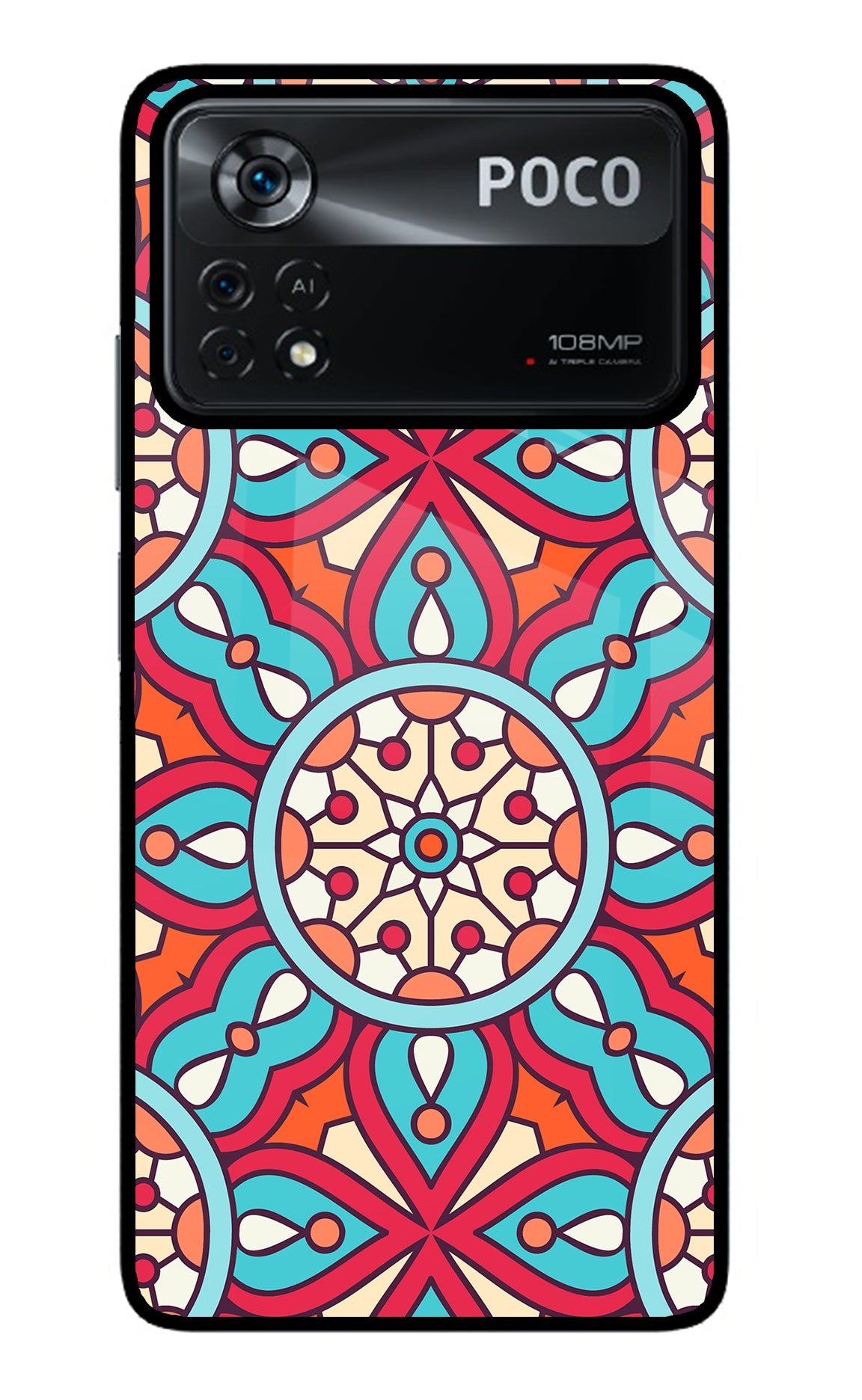 Mandala Geometric Poco X4 Pro Back Cover