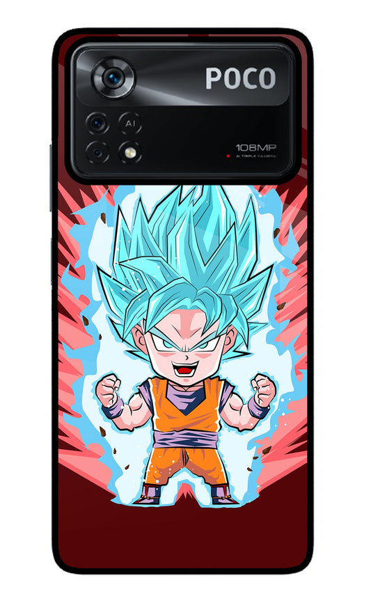 Goku Little Poco X4 Pro Glass Case