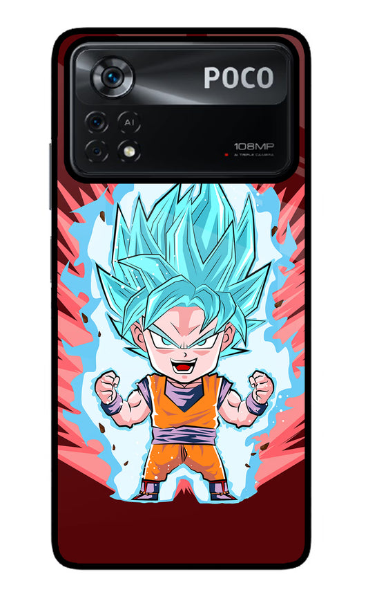 Goku Little Poco X4 Pro Glass Case