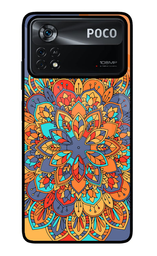 Color Mandala Poco X4 Pro Glass Case