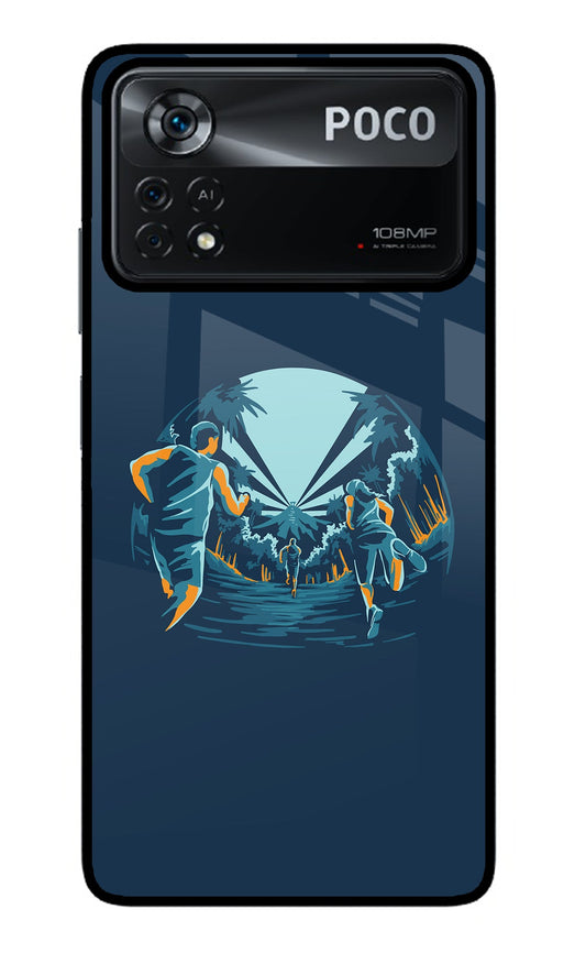 Team Run Poco X4 Pro Glass Case