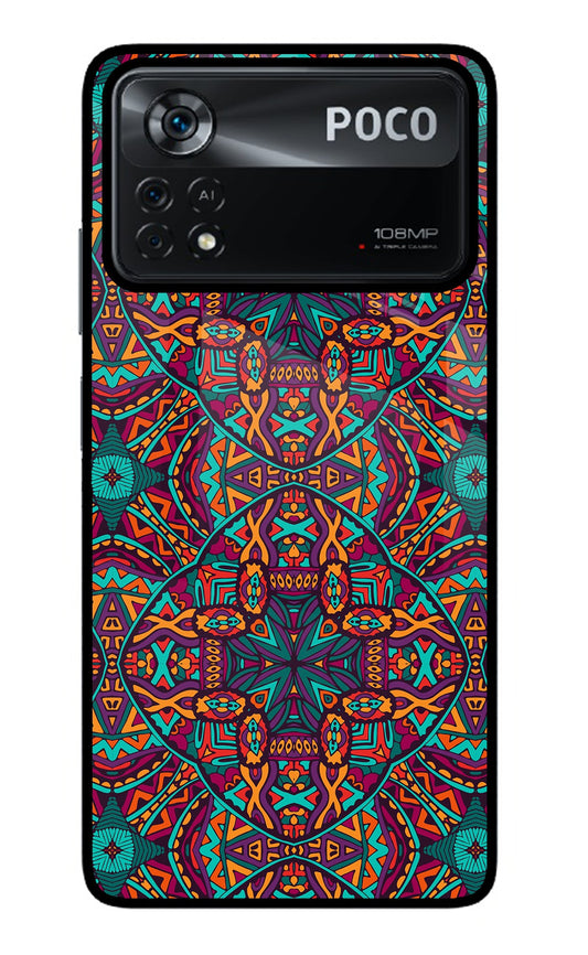 Colour Mandala Poco X4 Pro Glass Case