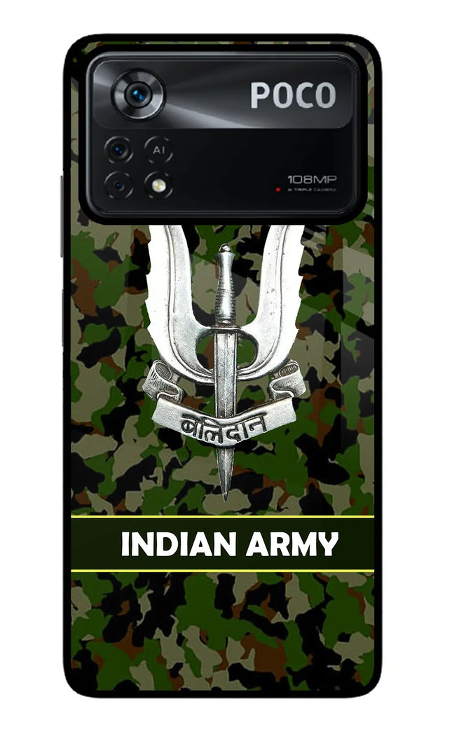 Balidan Indian Logo Poco X4 Pro Glass Case