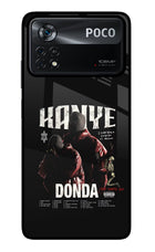 Donda Kanye West Poco X4 Pro Glass Case