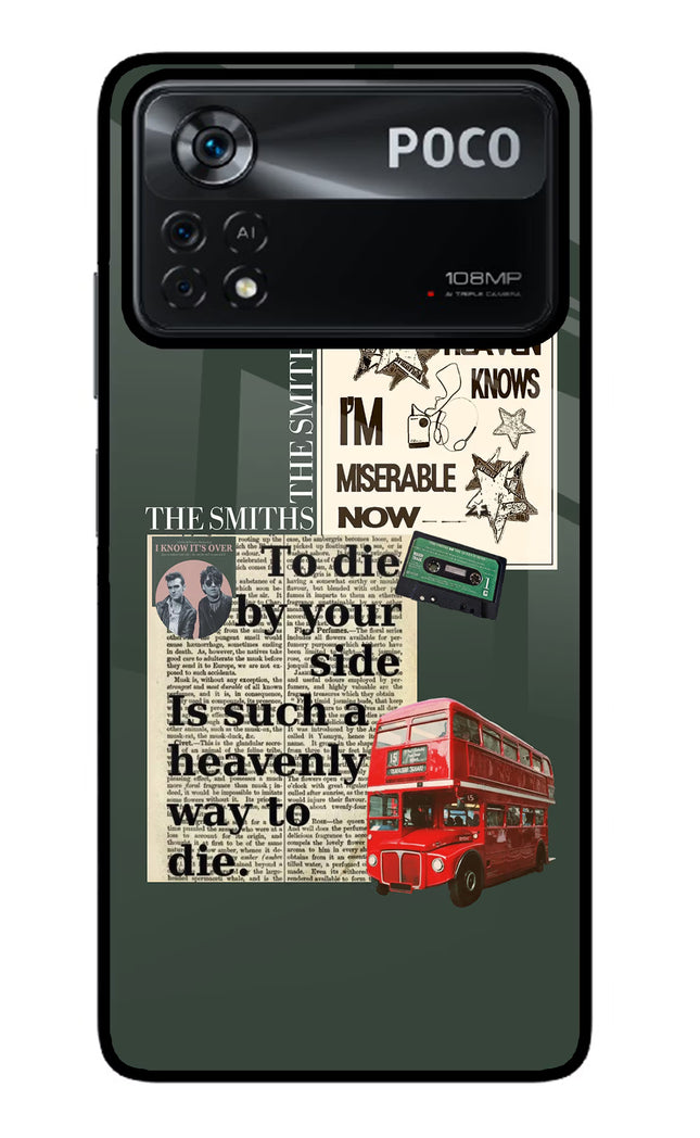 The Smiths Poco X4 Pro Glass Case