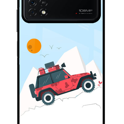 Mountain Trail Beast Poco X4 Pro Glass Case