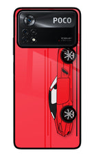 Red Velocity Poco X4 Pro Glass Case