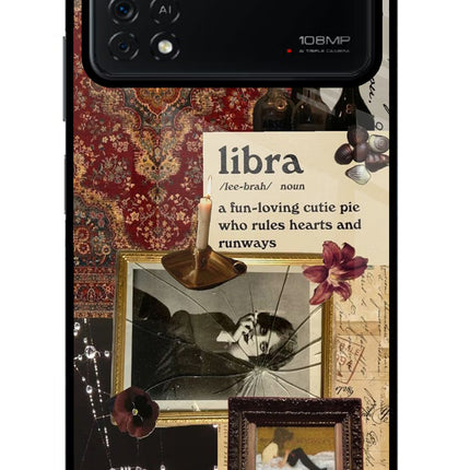 Libra Zodiac Poco X4 Pro Glass Case