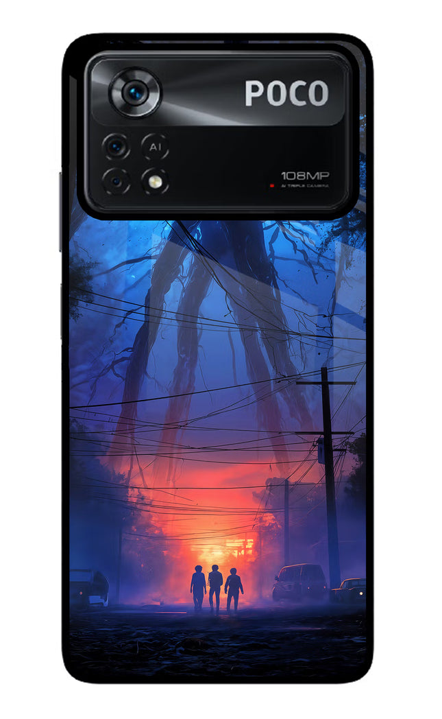 Ordinary Things Shadow Poco X4 Pro Glass Case