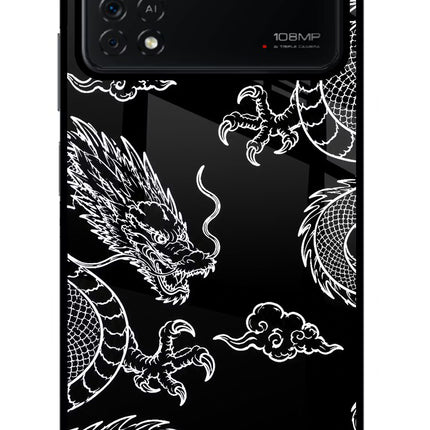 Twin Dragons Poco X4 Pro Glass Case