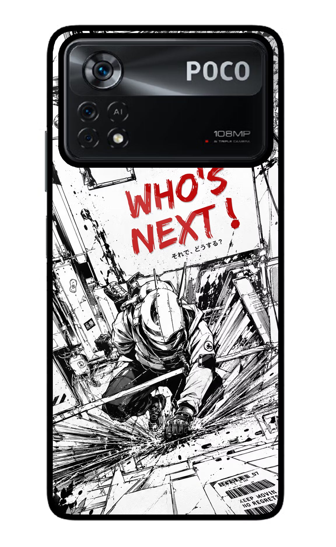 Who's Next Poco X4 Pro Glass Case