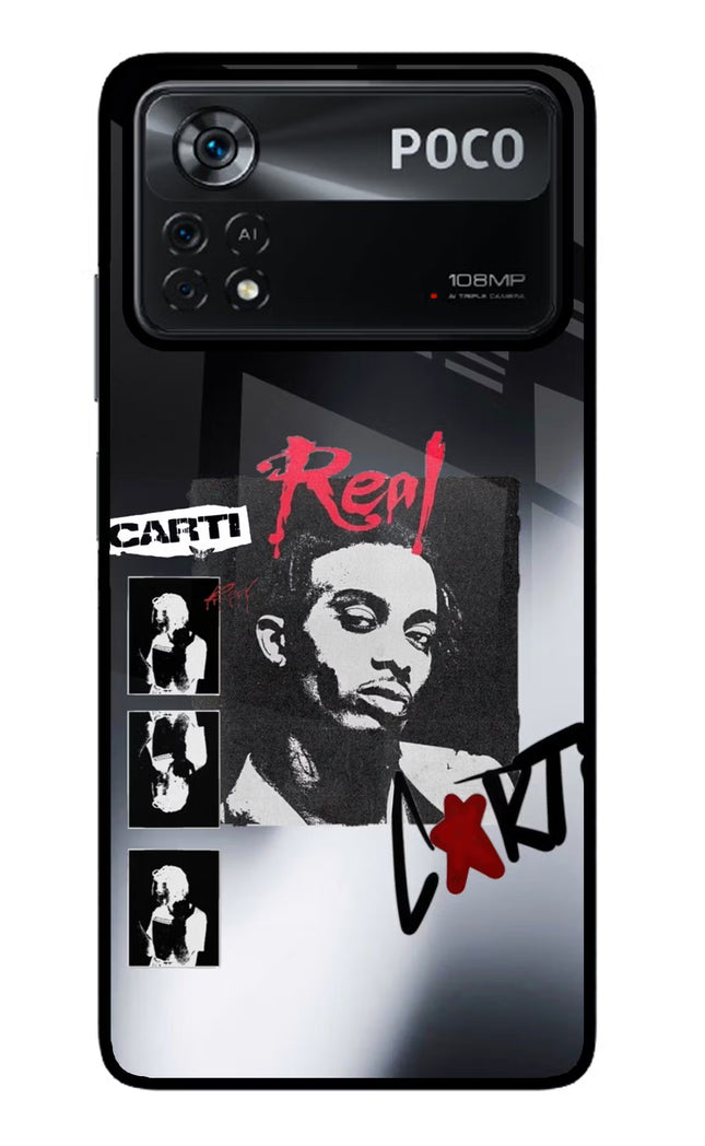 Playboi Carti Poco X4 Pro Glass Case