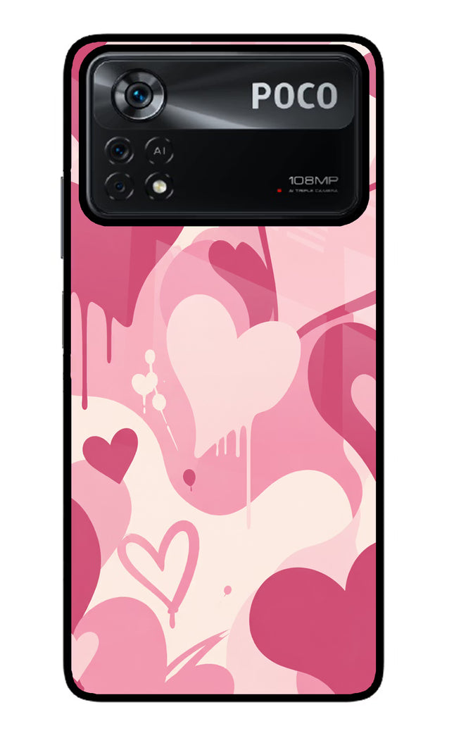 Hearty case Poco X4 Pro Glass Case