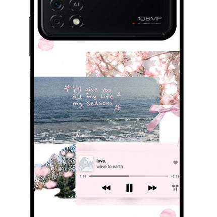 Wave to earth Poco X4 Pro Glass Case