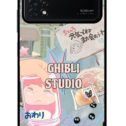 Studio Ghibli Poco X4 Pro Glass Case