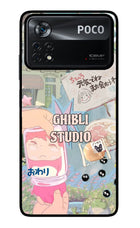Studio Ghibli Poco X4 Pro Glass Case