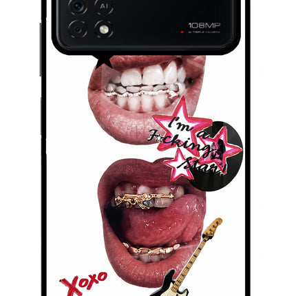 Rockstar Poco X4 Pro Glass Case