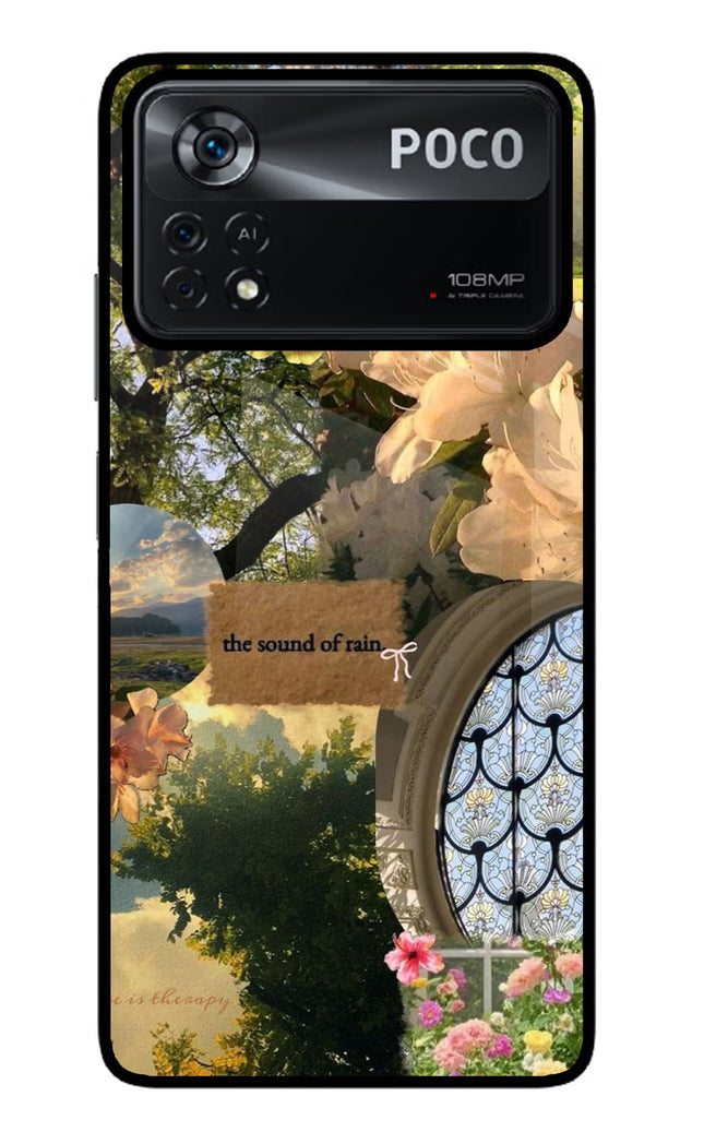 Rain Poco X4 Pro Glass Case