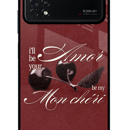 Velvet Cherry Poco X4 Pro Glass Case
