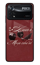 Velvet Cherry Poco X4 Pro Glass Case