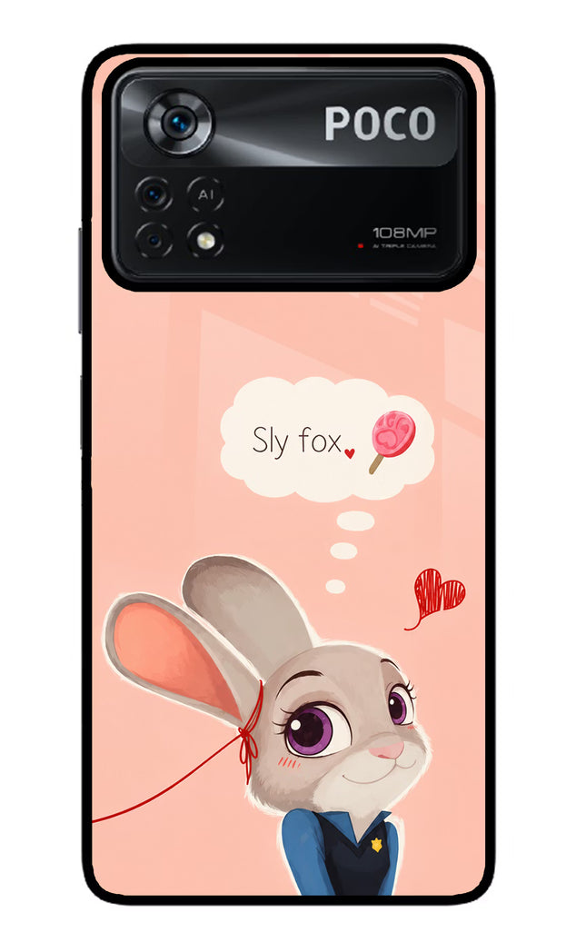 Judy Charm Poco X4 Pro Glass Case