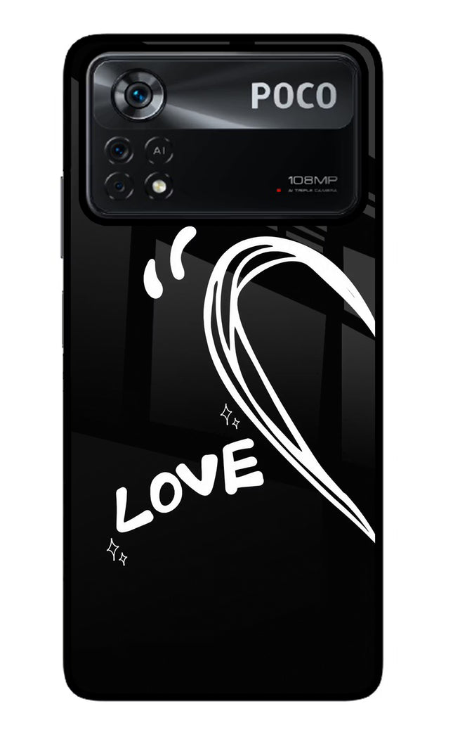 Love Line Poco X4 Pro Glass Case