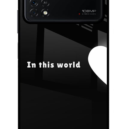 This World Poco X4 Pro Glass Case