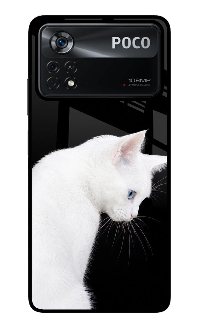 Snow Gaze Poco X4 Pro Glass Case