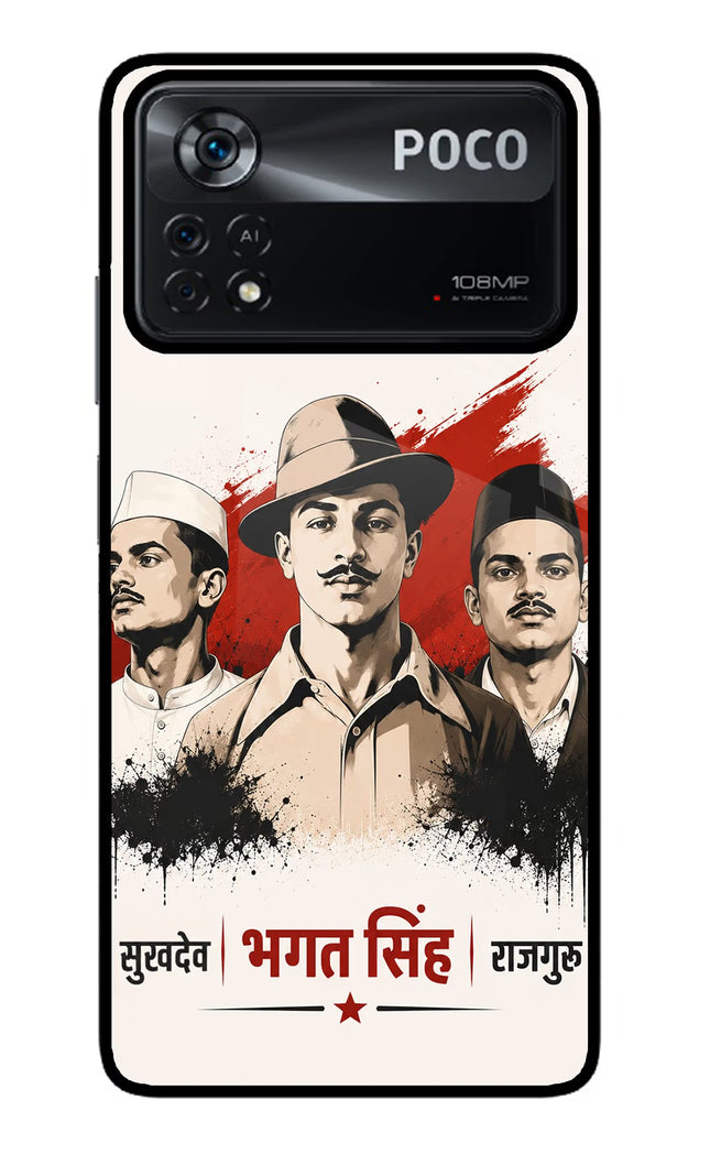 Sardar Patel Iron Will Poco X4 Pro Glass Case